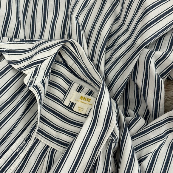 Anthropologie Maeve The Kate Classic Buttondown Shirt Size Small Oversize - Picture 12 of 12
